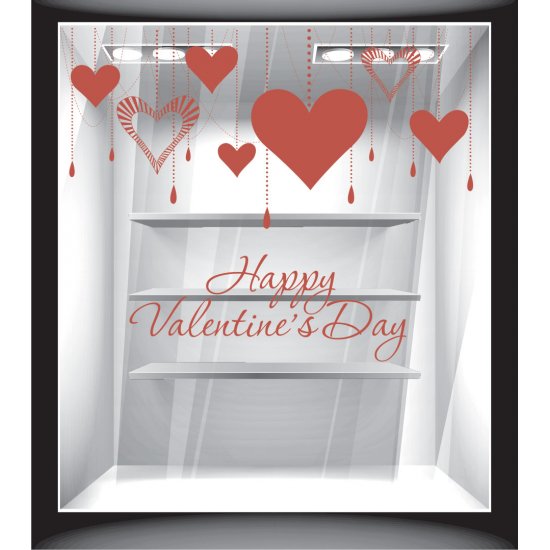 Αυτοκόλλητο Αγίου Βαλεντίνου - Βαλεντίνος - Happy Valentine's day 3