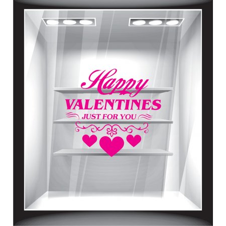 Αυτοκόλλητο Αγίου Βαλεντίνου - Βαλεντίνος - Happy Valentine's just for you Αυτοκόλλητο Αγίου Βαλεντίνου - Βαλεντίνος - Happy Valentine's just for you