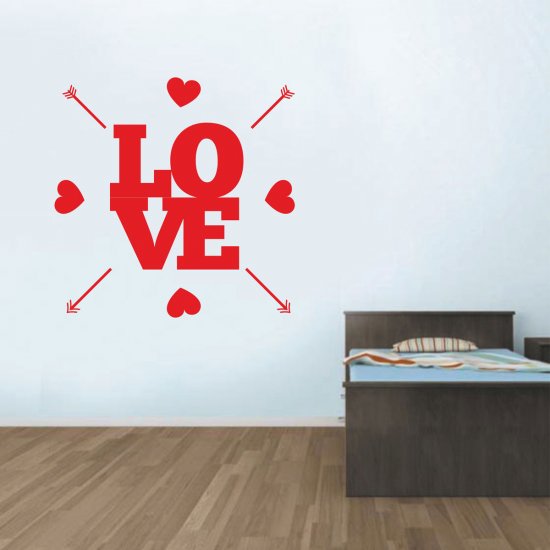 Αυτοκόλλητο Τοίχου - Love Αυτοκόλλητο Τοίχου - Love