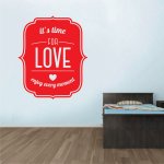 Wall Sticker - Time for love