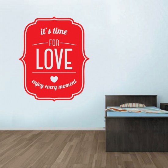 Wall Sticker - Time for love Wall Sticker - Time for love