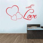 Αυτοκόλλητο Τοίχου - With love