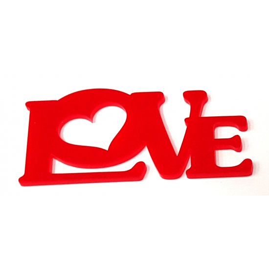 Plexiglass decoration Plexi glass - Love