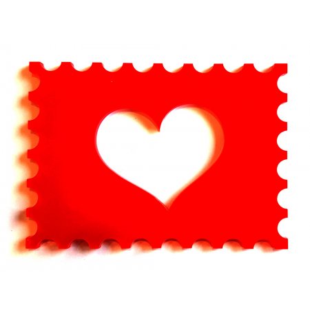 Decoration from Plexi glass - Stamp