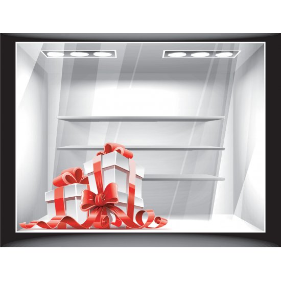 Αυτοκόλλητο βιτρίνας - Δώρα