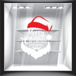 Αυτοκόλλητο βιτρίνας - Χριστουγεννιάτικο 4