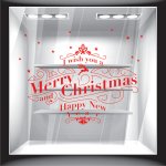 Αυτοκόλλητο βιτρίνας - Χριστουγεννιάτικο 5