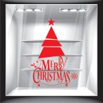 Αυτοκόλλητο βιτρίνας - Χριστουγεννιάτικο 6