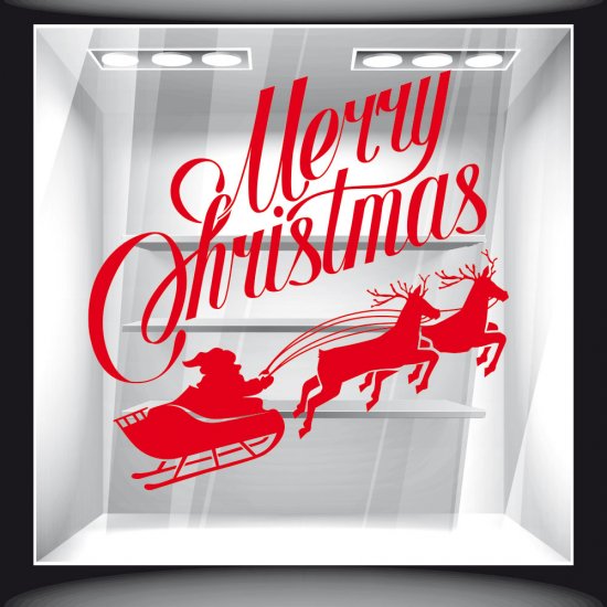 Αυτοκόλλητο βιτρίνας - Χριστουγεννιάτικο 11