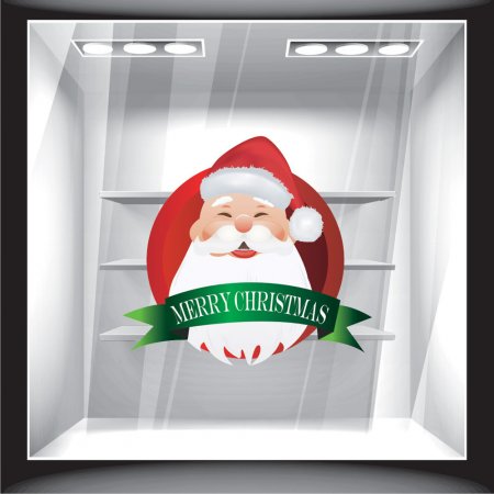 Χριστουγεννιάτικο Αυτοκόλλητο - Άγιος Βασίλης