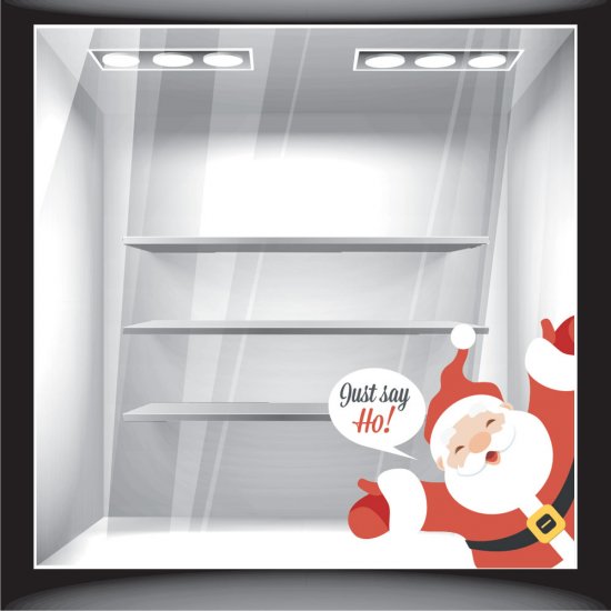 Χριστουγεννιάτικο Αυτοκόλλητο - Άγιος Βασίλης 3