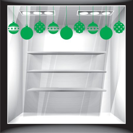 Χριστουγεννιάτικο Αυτοκόλλητο - Σετ Στολίδια 2