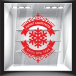 Χριστουγεννιάτικο Αυτοκόλλητο - Χιονονιφάδα