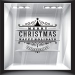 Χριστουγεννιάτικο Αυτοκόλλητο - Merry Christmas 13