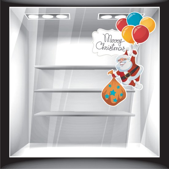 Χριστουγεννιάτικο Αυτοκόλλητο - Άγιος Βασίλης 5