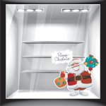 Χριστουγεννιάτικο Αυτοκόλλητο - Άγιος Βασίλης 6