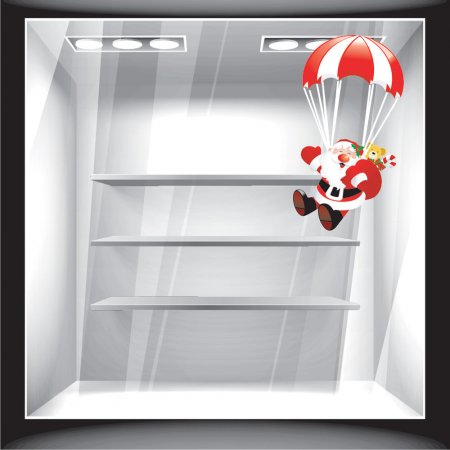 Χριστουγεννιάτικο Αυτοκόλλητο - Άγιος Βασίλης 9