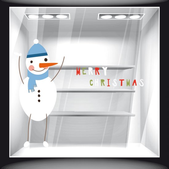 Χριστουγεννιάτικο Αυτοκόλλητο - Merry Christmas 15