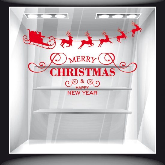 Χριστουγεννιάτικο Αυτοκόλλητο - Merry Christmas 16