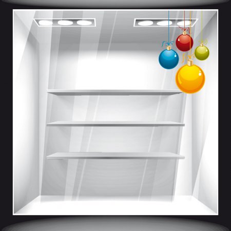 Χριστουγεννιάτικο Αυτοκόλλητο - Μπάλες Στολίδια 5