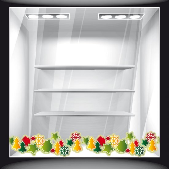 Χριστουγεννιάτικο Αυτοκόλλητο - Μπορντούρα 2 (Φάσα)