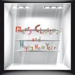 Χριστουγεννιάτικο Αυτοκόλλητο - Merry Christmas 17