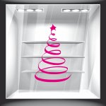 Χριστουγεννιάτικο Αυτοκόλλητο - Έλατο 3