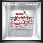 Χριστουγεννιάτικο Αυτοκόλλητο - Merry Christmas 18