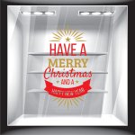 Χριστουγεννιάτικο Αυτοκόλλητο - Merry Christmas 20