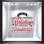 Χριστουγεννιάτικο Αυτοκόλλητο - Merry Christmas 22