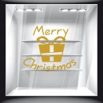 Χριστουγεννιάτικο Αυτοκόλλητο - Merry Christmas Δώρο