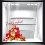 Χριστουγεννιάτικο Αυτοκόλλητο - Δώρα 01