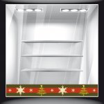 Shop Window Sticker - Christmas 35 (Border)