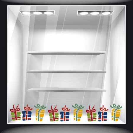 Χριστουγεννιάτικο Αυτοκόλλητο - Χριστουγεννιάτικο 36 (Μπορντούρα)