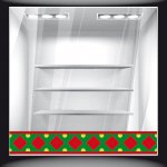 Χριστουγεννιάτικο Αυτοκόλλητο - Χριστουγεννιάτικο 40 (Μπορντούρα)