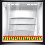 Χριστουγεννιάτικο Αυτοκόλλητο - Χριστουγεννιάτικο 41 (Μπορντούρα)