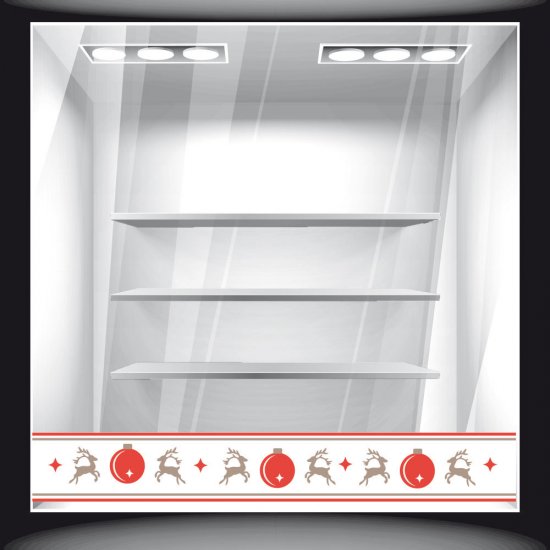 Χριστουγεννιάτικο Αυτοκόλλητο - Χριστουγεννιάτικο 43 (Μπορντούρα)