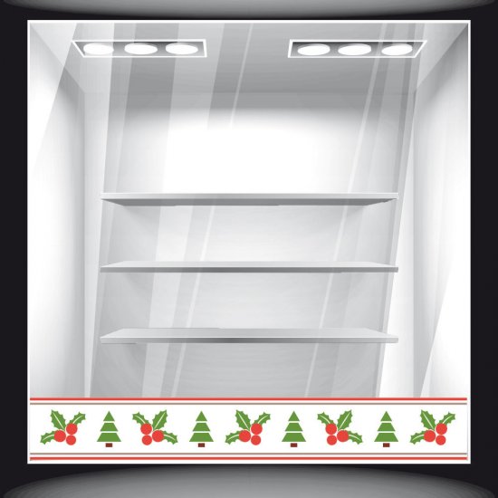 Χριστουγεννιάτικο Αυτοκόλλητο - Χριστουγεννιάτικο 46 (Μπορντούρα)