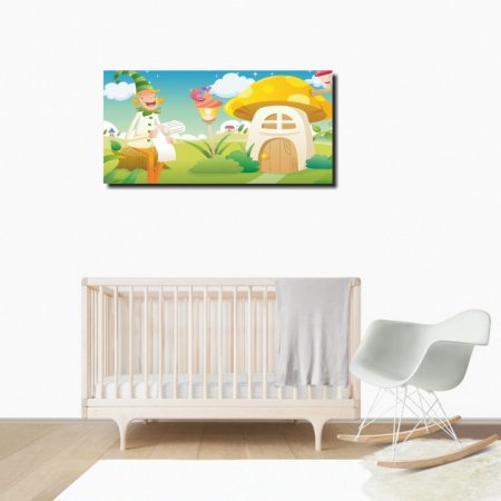 Παιδικός Πίνακας σε Καμβά - Ξωτικό Στο Δάσος 2