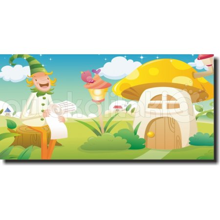 Παιδικός Πίνακας σε Καμβά - Ξωτικό Στο Δάσος 2