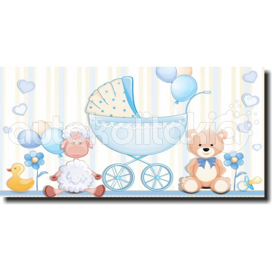 Παιδικός Πίνακας σε Καμβά - Ζωάκια με Μπαλόνια Παιδικός Πίνακας σε Καμβά - Ζωάκια με Μπαλόνια