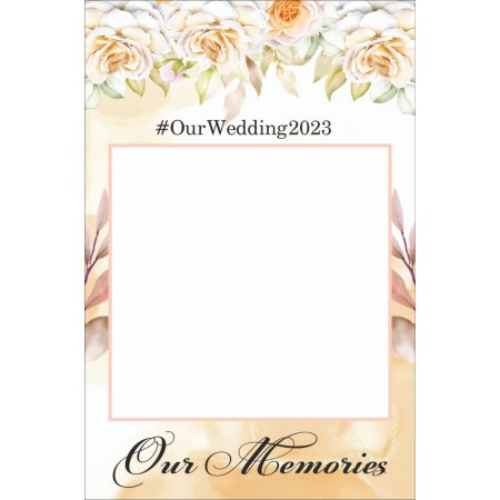 Photo booth wedding frame 2
