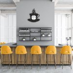 Wall Clock - Coffee