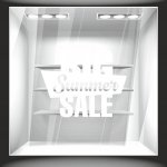 Αυτοκόλλητο εκπτώσεων - Big Summer Sale 01 ΧΡΩΜΑ ΑΣΠΡΟ