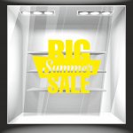 Αυτοκόλλητο εκπτώσεων - Big Summer Sale 01 ΧΡΩΜΑ ΚΙΤΡΙΝΟ