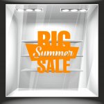 Αυτοκόλλητο εκπτώσεων - Big Summer Sale 01 ΧΡΩΜΑ ΠΟΡΤΟΚΑΛΙ