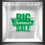 Αυτοκόλλητο εκπτώσεων - Big Summer Sale 01 ΧΡΩΜΑ ΠΡΑΣΙΝΟ